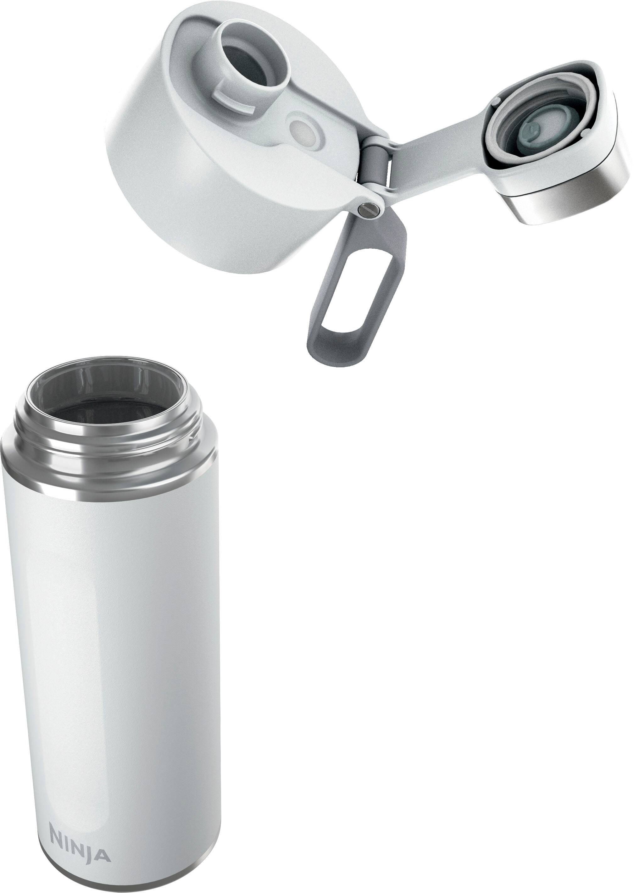 Alt View 13. Ninja - Thirsti 18oz. Travel Bottle - Cloud White.