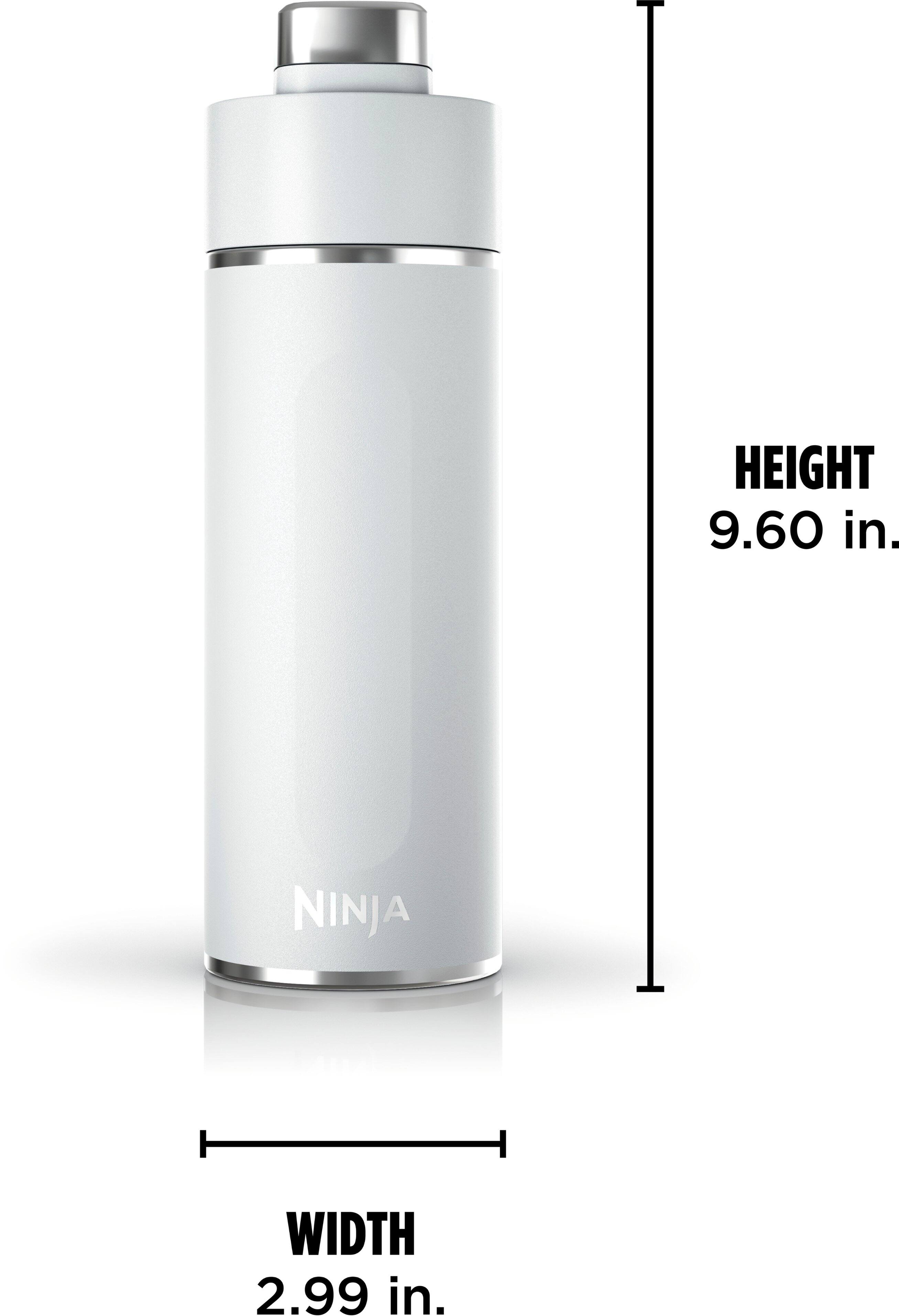 Alt View 16. Ninja - Thirsti 18oz. Travel Bottle - Cloud White.