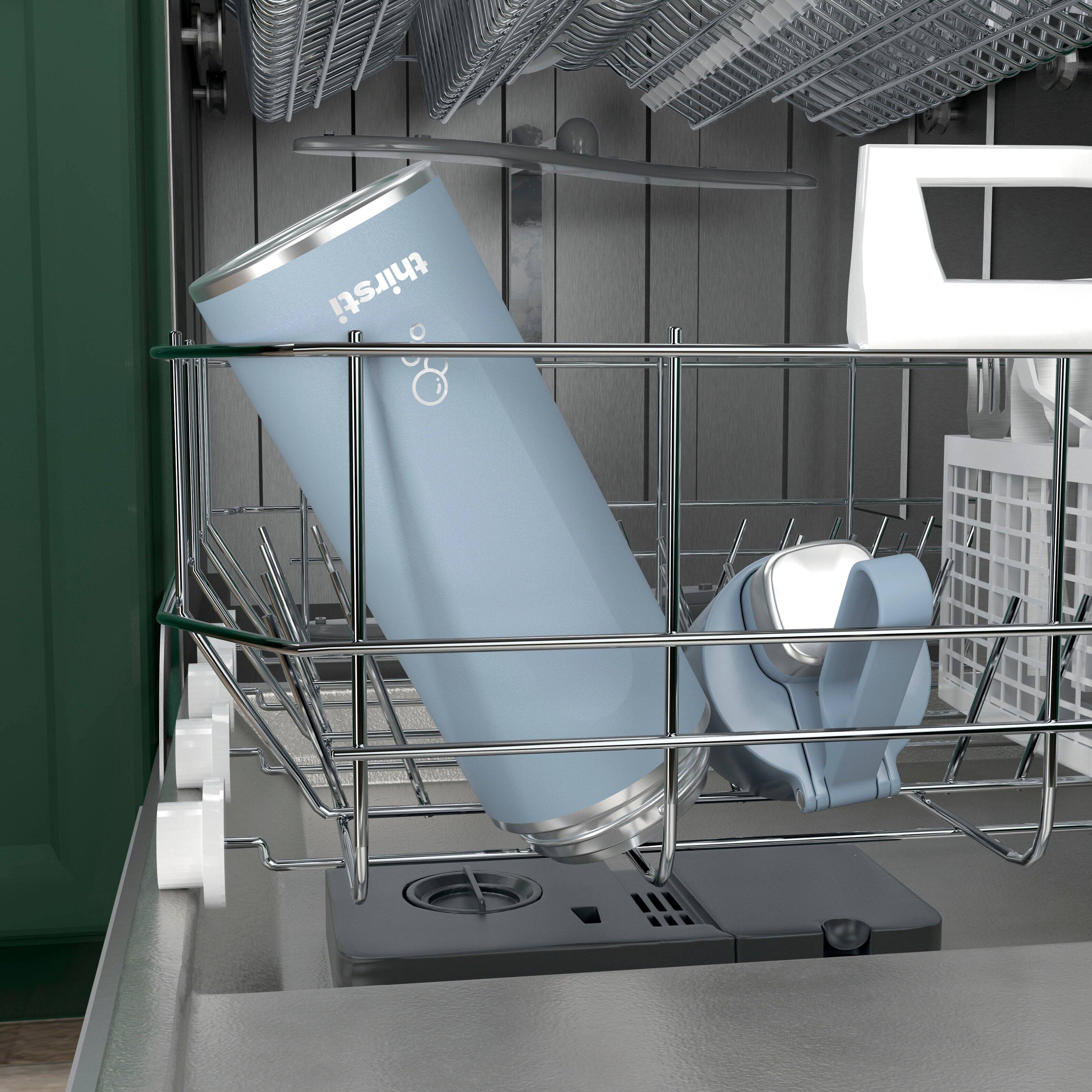 Alt View 15. Ninja - Thirsti 18oz. Travel Bottle - Storm Blue.