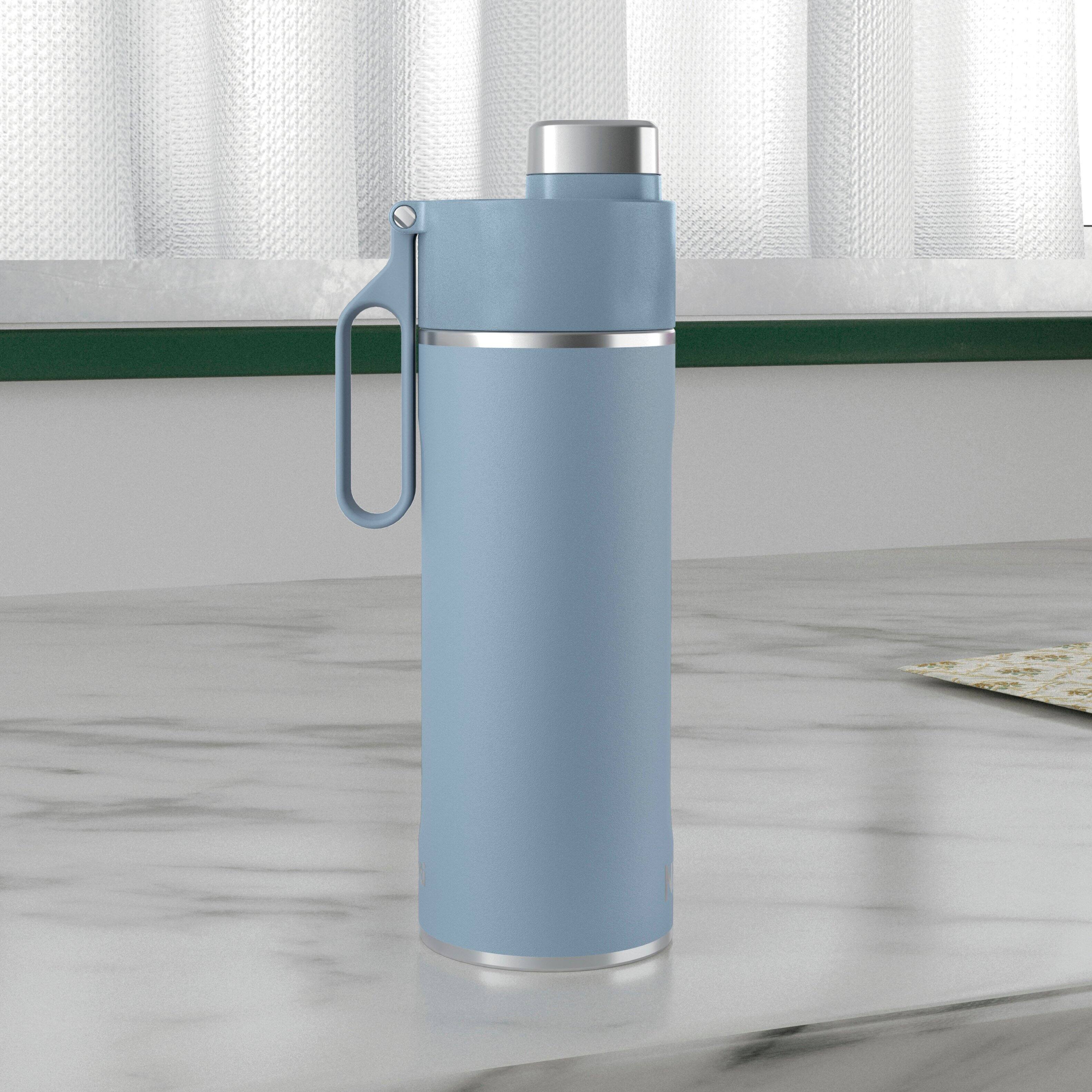 Left. Ninja - Thirsti 18oz. Travel Bottle - Storm Blue.