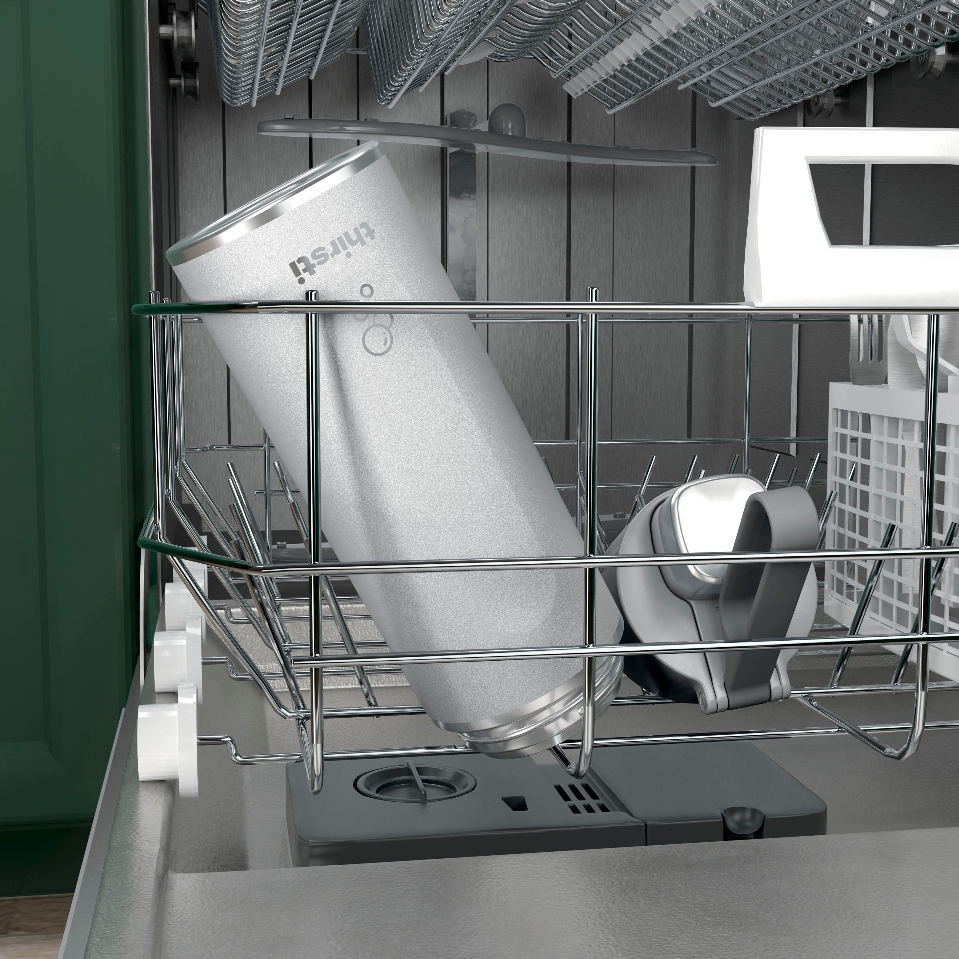 Alt View 15. Ninja - Thirsti 24oz. Travel Bottle - Cloud White.