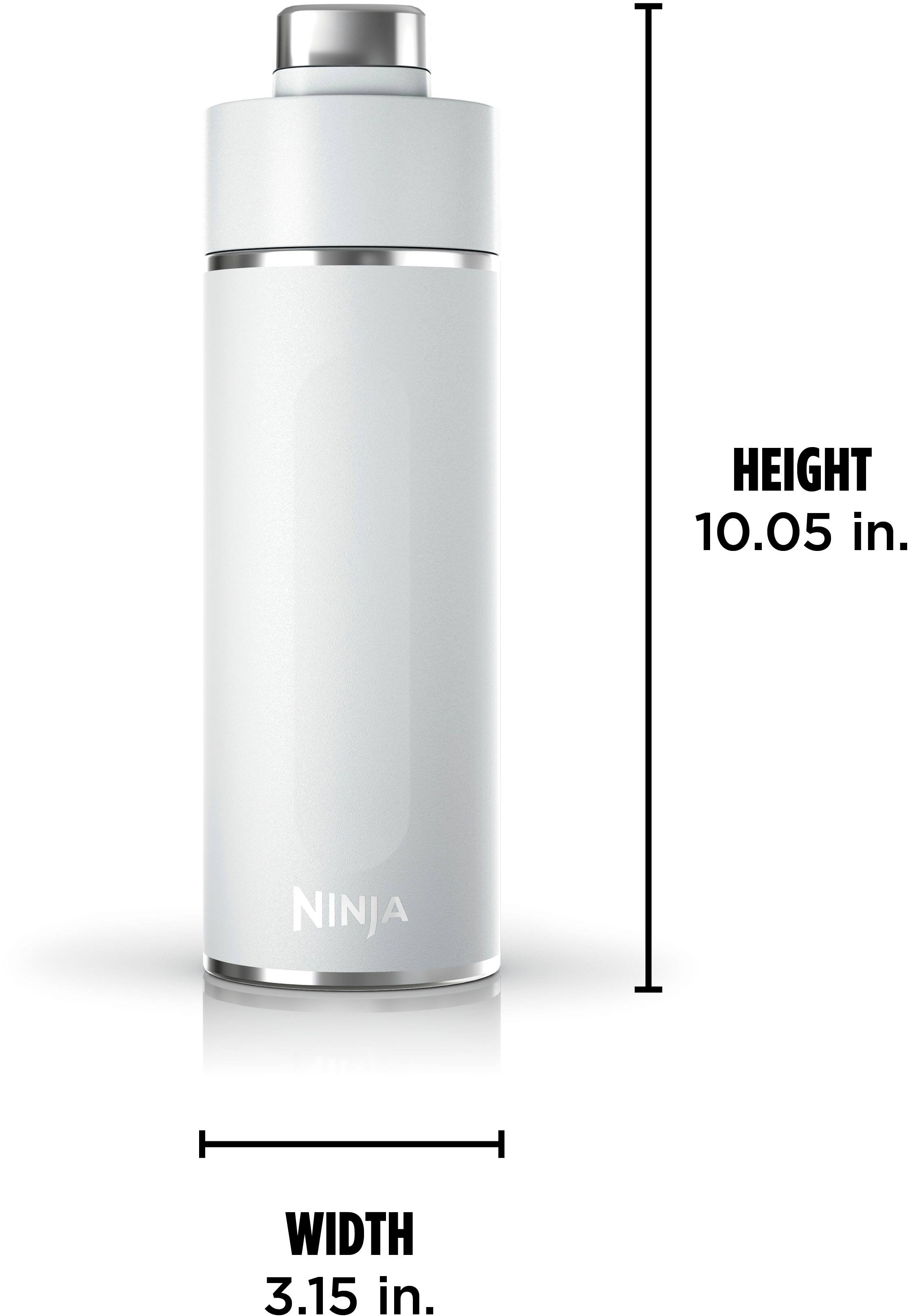 Alt View 16. Ninja - Thirsti 24oz. Travel Bottle - Cloud White.