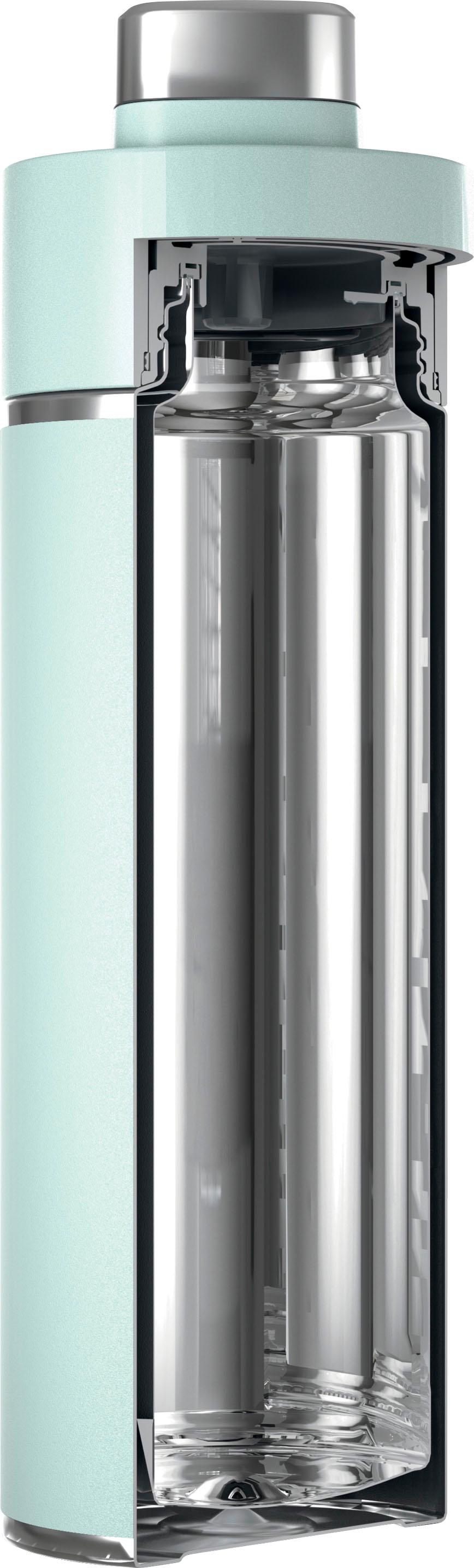 Alt View 12. Ninja - Thirsti 18oz. Travel Bottle - Seafoam Blue.