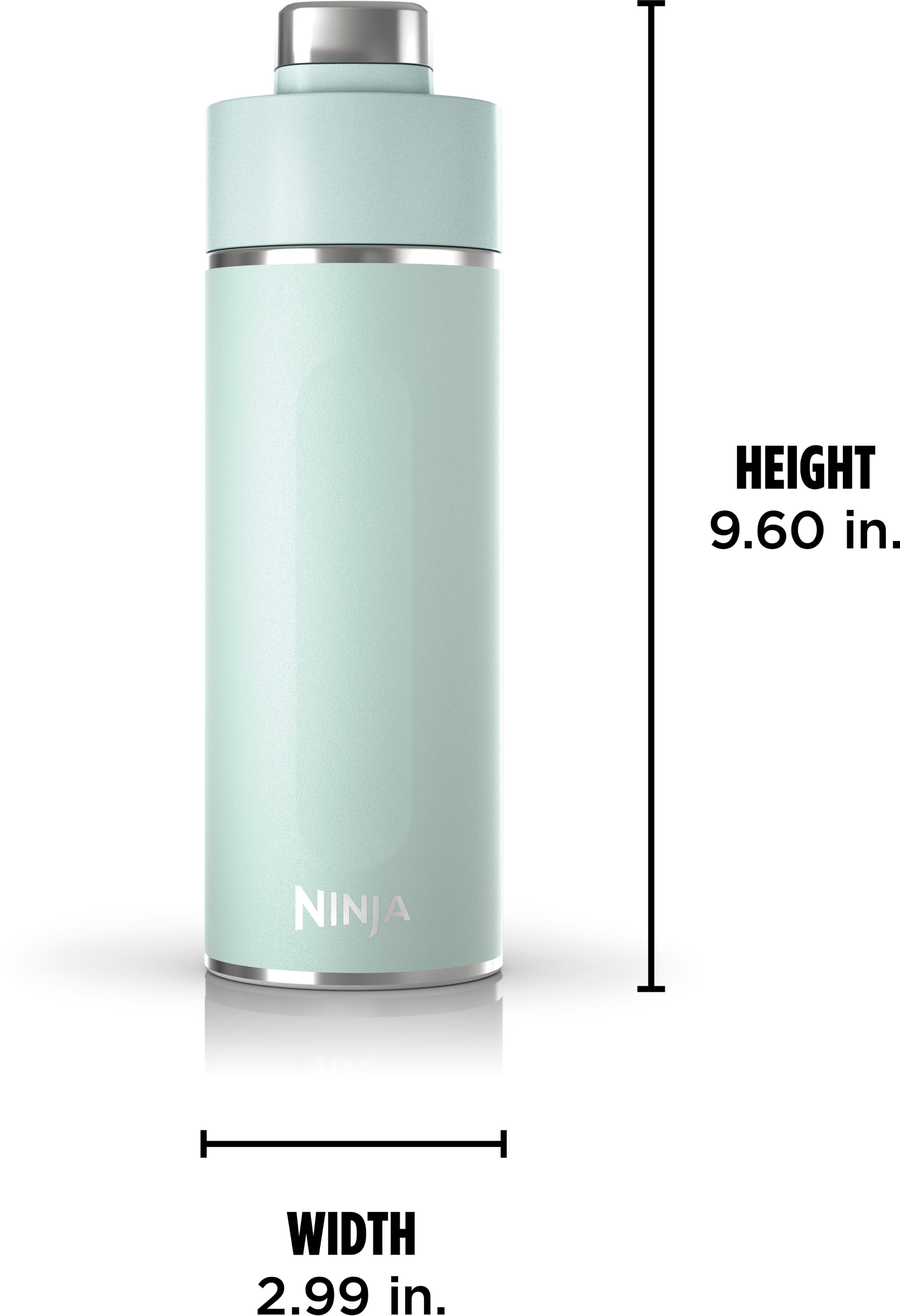 Alt View 16. Ninja - Thirsti 18oz. Travel Bottle - Seafoam Blue.
