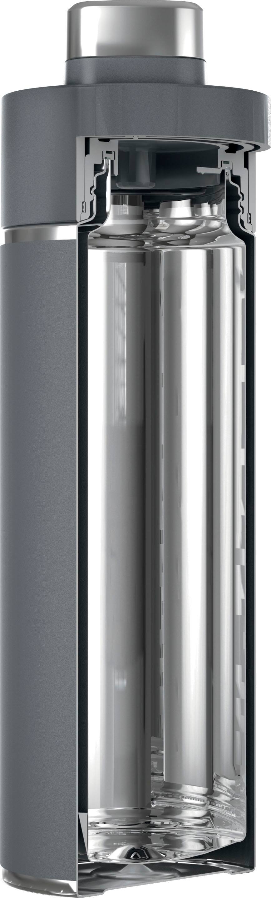 Alt View 12. Ninja - Thirsti 24oz. Travel Bottle - Charcoal Gray.