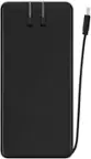 Front. myCharge - AMP PRONG MAX 20,000mAh Everything Built-In Portable Charge for Most USB Enables Devices - Black.