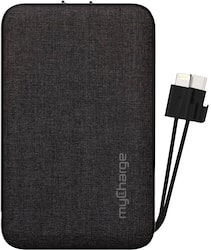 Mycharge Amp Prong Max 20000mah/12w Output Power Bank With Integrated  Charging Cable - Black : Target