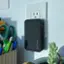 Alt View 2. myCharge - POWERHUB PLUS 6,000mAh Everything Built-In Portable Charge for Most USB Enables Devices - Black.