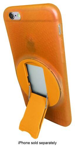 Front. ZeroChroma - Vario Protect Stand Case for Apple® iPhone® 6 and 6s - Orange.