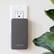 Alt View 2. myCharge - AMP PRONG 5,000mAh Everything Built-In Portable Charge for Most USB Enables Devices - Gray.