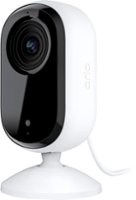 Arlo - Essential 1-Camera Indoor Wired 2K Security Camera (2nd Generation) with Automated Privacy Shield - White - Front_Zoom