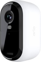 Arlo - Essential 1-Camera Outdoor Wireless 2K Security Camera (2nd Generation) with Color Night Vision - White - Front_Zoom