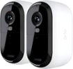 Arlo - Essential 2-Camera Outdoor Wireless 2K Security Camera (2nd Generation) with Color Night Vision - White