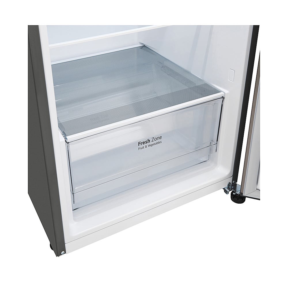 Alt View 13. LG - 11.1 Cu Ft Top-Freezer Refrigerator - Stainless Steel Look.