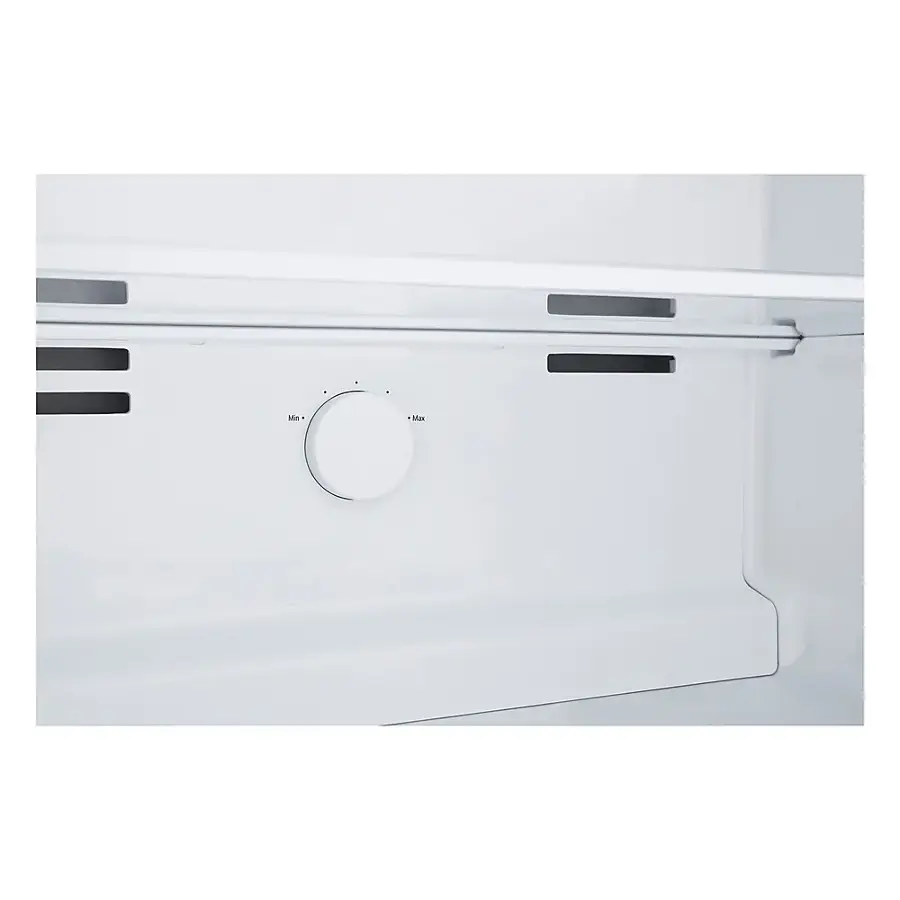 Alt View 5. LG - 11.1 Cu Ft Top-Freezer Refrigerator - Stainless Steel Look.