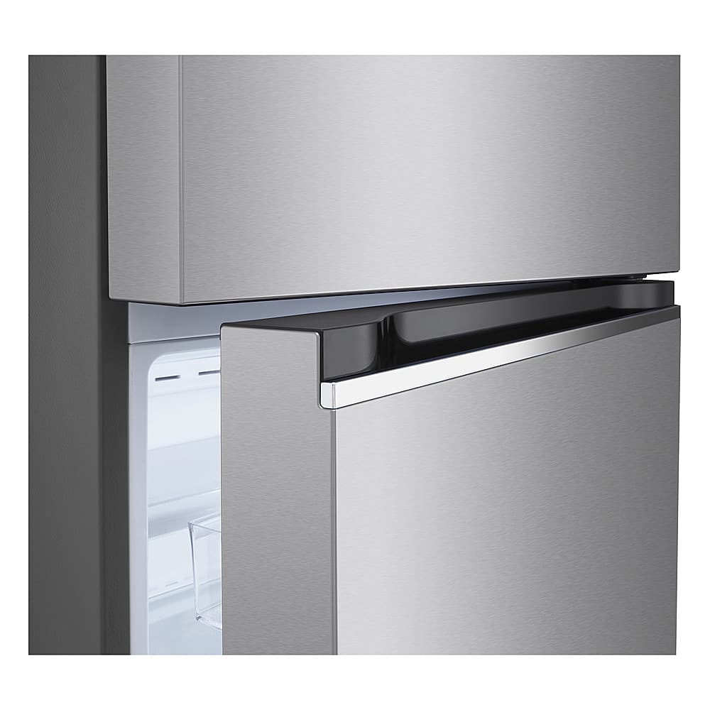 Alt View 11. LG - 11.1 Cu Ft Top-Freezer Refrigerator - Stainless Steel Look.