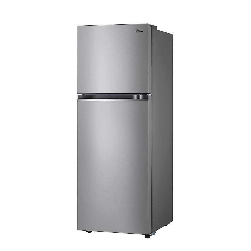 Alt View 1. LG - 11.1 Cu Ft Top-Freezer Refrigerator - Stainless Steel Look.