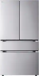 LG - Standard-Depth MAX 29.6 Cu. Ft. 4-Door French Door Smart Refrigerator with Full-Convert Drawer - Stainless Steel