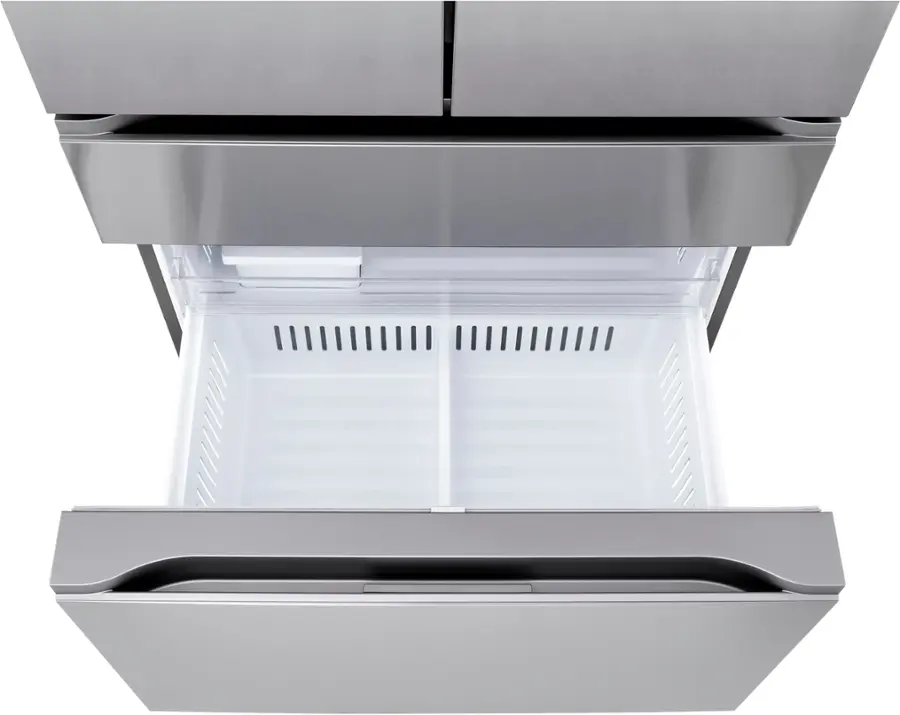 Alt View 16. LG - Standard-Depth MAX 29.6 Cu. Ft. 4-Door French Door Smart Refrigerator with Full-Convert Drawer - PrintProof Stainless Steel.