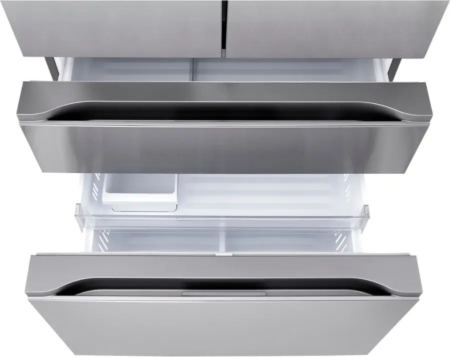 Alt View 17. LG - Standard-Depth MAX 29.6 Cu. Ft. 4-Door French Door Smart Refrigerator with Full-Convert Drawer - PrintProof Stainless Steel.