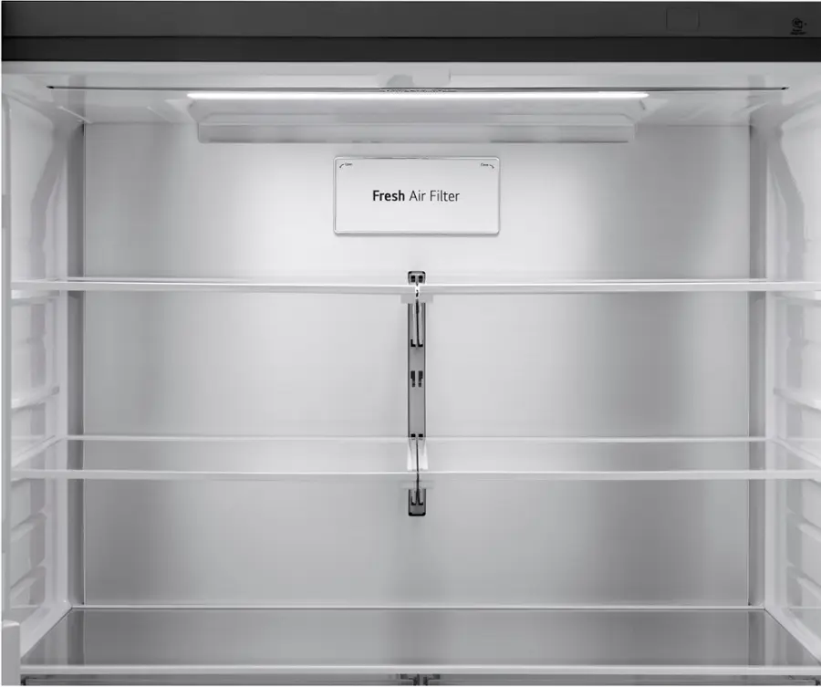 Alt View 12. LG - Standard-Depth MAX 28.6 Cu. Ft. 4-Door French Door Smart Refrigerator with Full-Convert Drawer - PrintProof Stainless Steel.