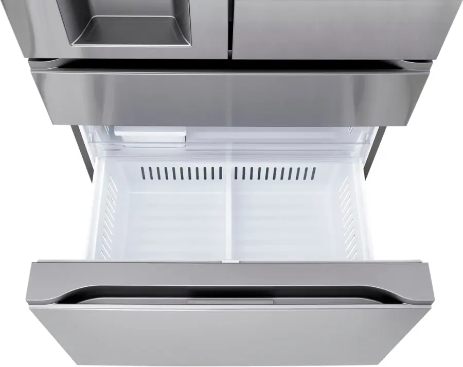 Alt View 19. LG - Standard-Depth MAX 28.6 Cu. Ft. 4-Door French Door Smart Refrigerator with Full-Convert Drawer - PrintProof Stainless Steel.
