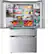 Alt View 3. LG - Standard-Depth MAX 28.6 Cu. Ft. 4-Door French Door Smart Refrigerator with Full-Convert Drawer - PrintProof Stainless Steel.