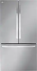LG - Standard-Depth MAX 31.7 Cu. Ft. French Door Smart Refrigerator with Internal Water Dispenser - Stainless Steel - Front_Zoom