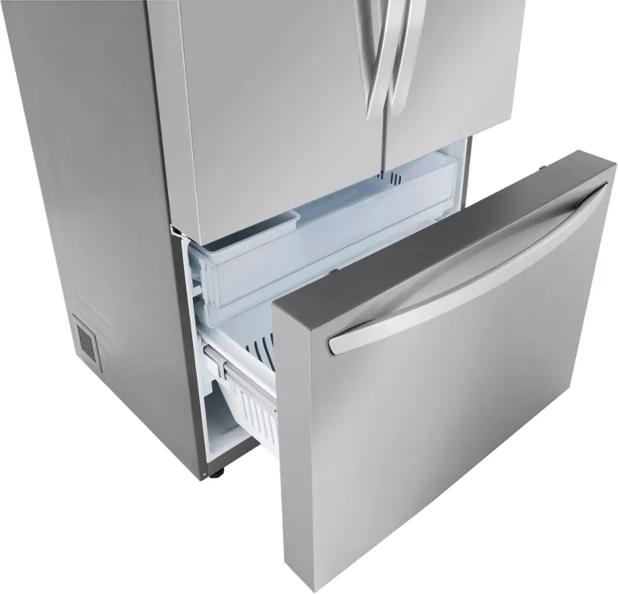 Alt View 24. LG - Standard-Depth MAX 31.7 Cu. Ft. French Door Smart Refrigerator with Internal Water Dispenser - PrintProof Stainless Steel.