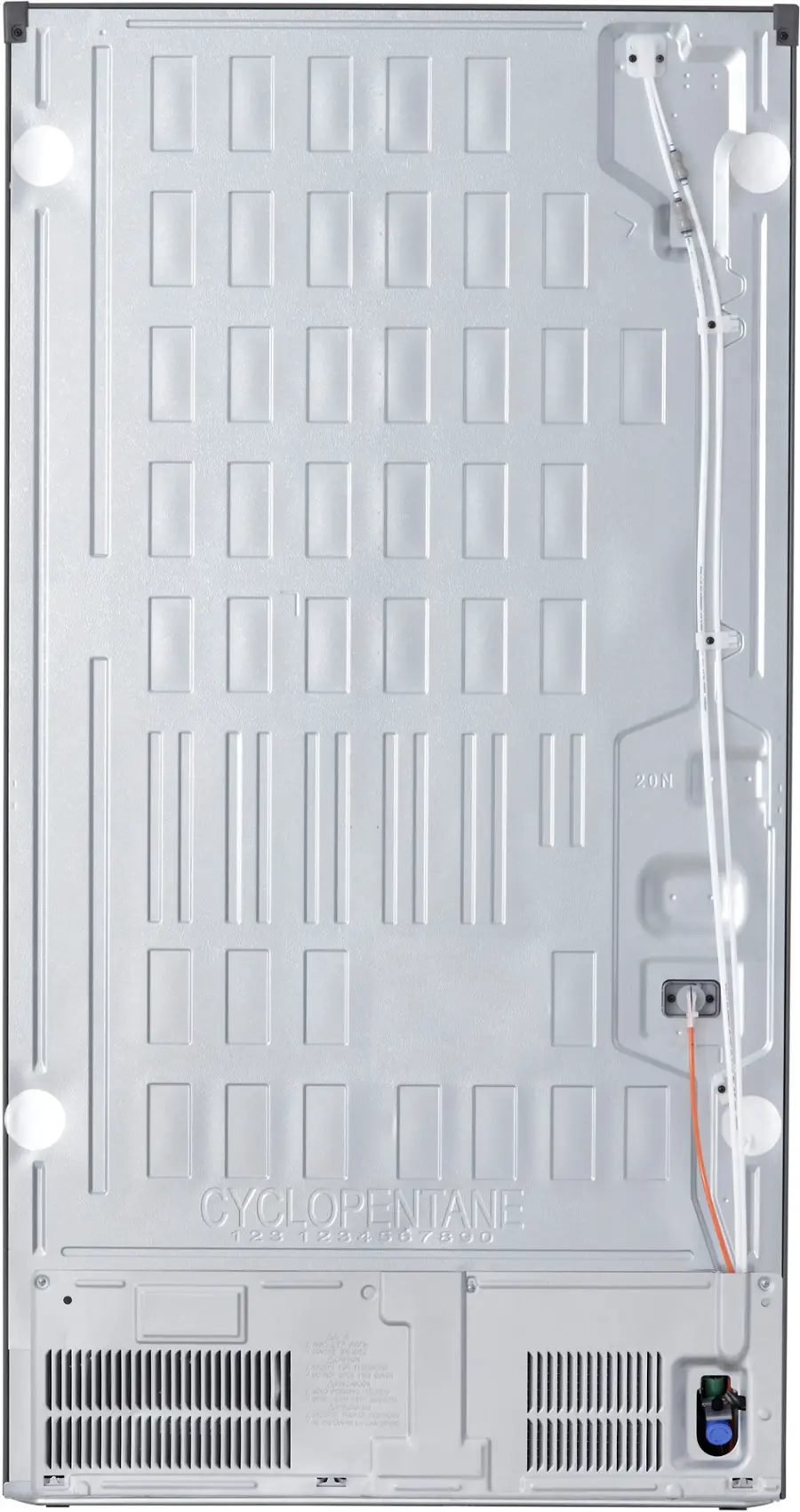 Alt View 30. LG - Standard-Depth MAX 28.6 Cu. Ft. 4-Door French Door Smart Refrigerator with Full-Convert Drawer - PrintProof Stainless Steel.