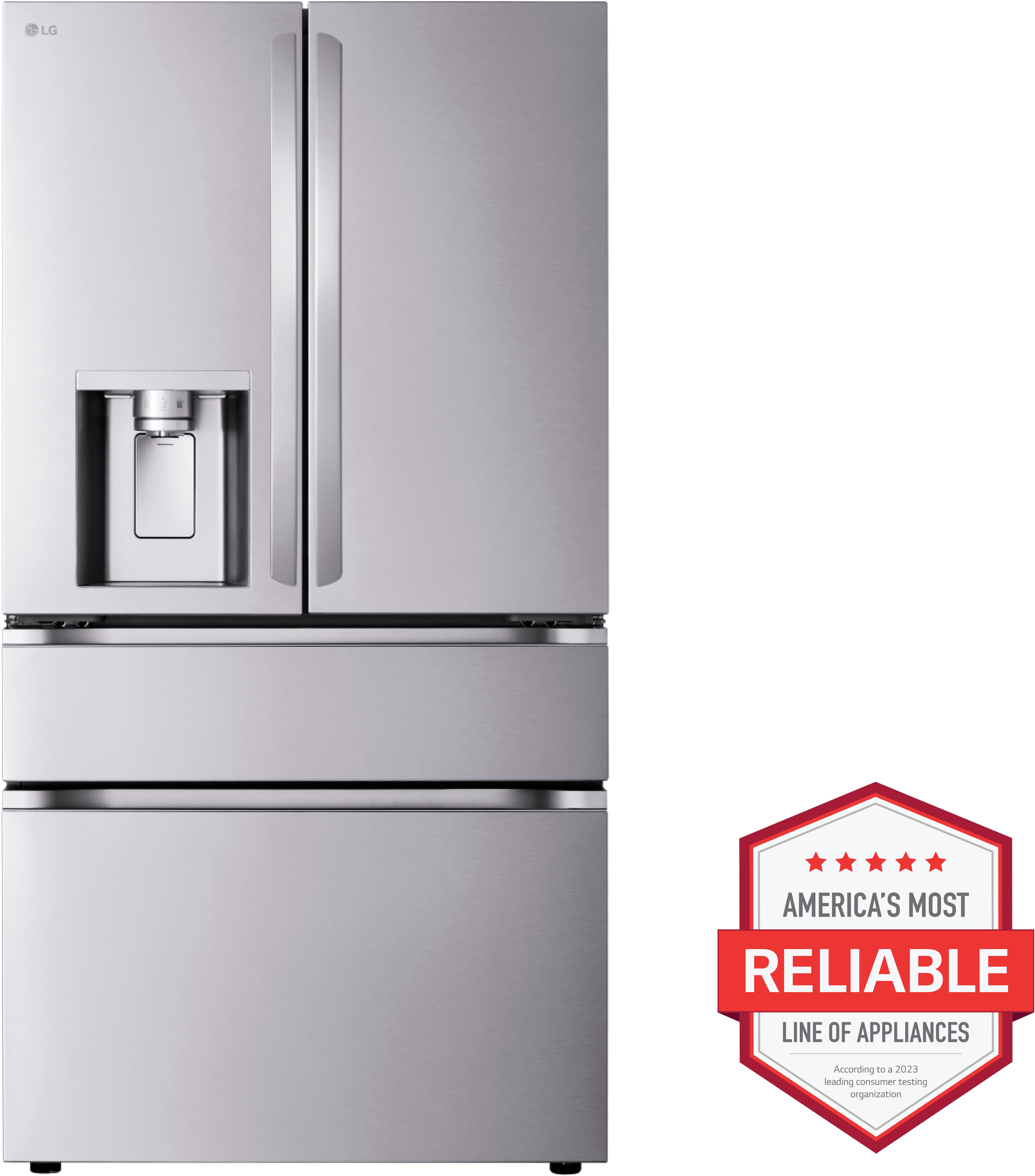 Customer Reviews: LG Standard-Depth MAX 28.6 Cu. Ft. 4-Door French Door ...