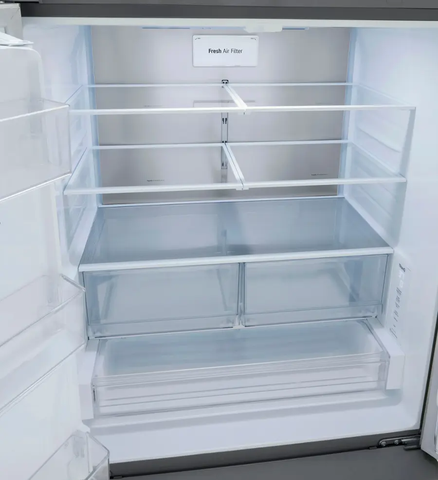 Alt View 23. LG - Standard-Depth MAX 30.7 Cu. Ft. French Door Smart Refrigerator with Dual Ice Maker - PrintProof Stainless Steel.