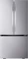 LG - 33-in Wide Counter-Depth MAX 20.8 Cu. Ft. French Door Smart Refrigerator with Ice - Stainless Steel