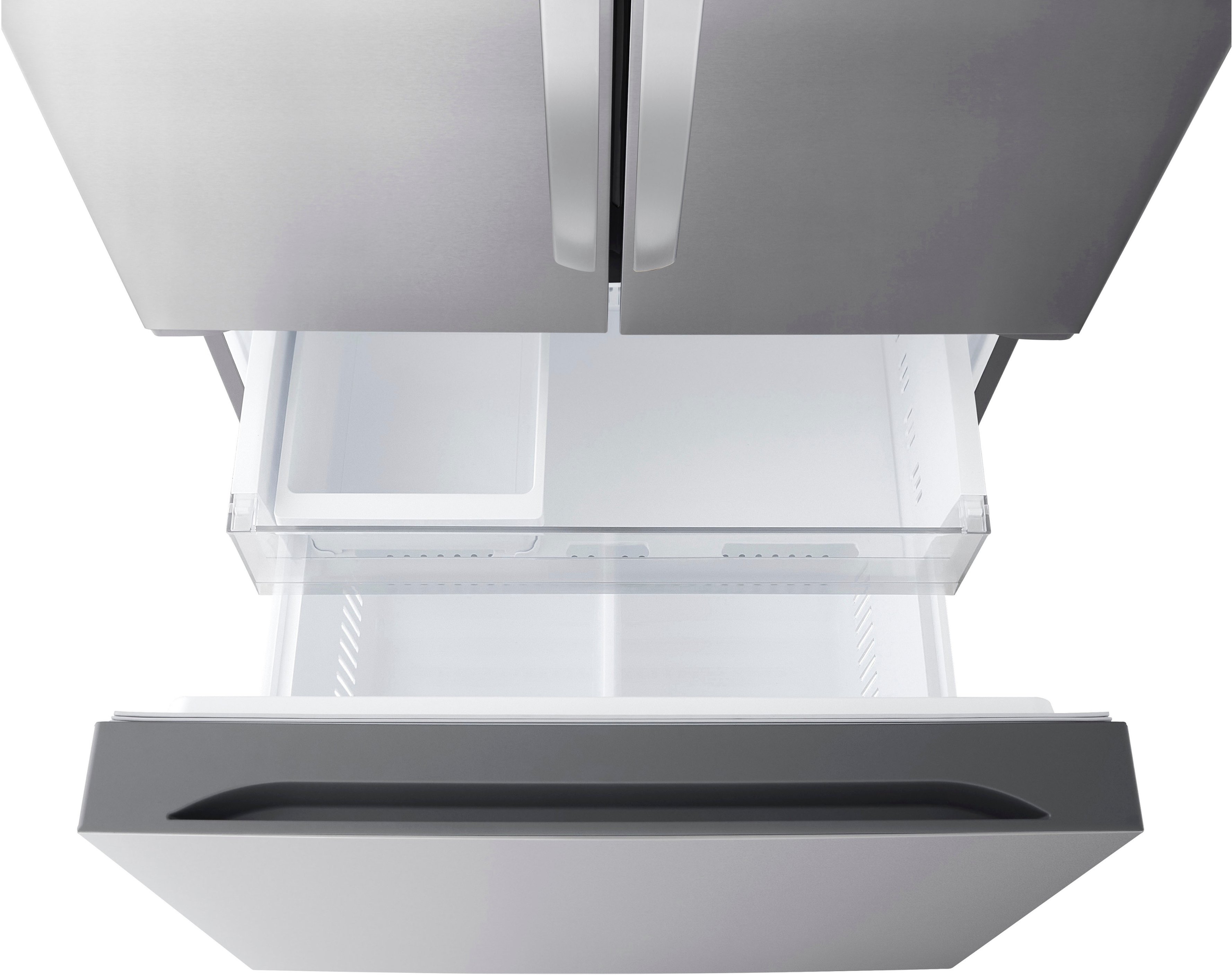 Alt View 19. LG - Counter-Depth MAX 21 Cu. Ft. French Door Smart Refrigerator with Ice - PrintProof Stainless Steel.