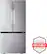 The image features a large, silver refrigerator with a freezer on top. The refrigerator is part of America's Most Reliable Line of Appliances, as indicated by the logo in the bottom right corner of the image. The refrigerator is the focal point of the image, and it is displayed prominently in the foreground.