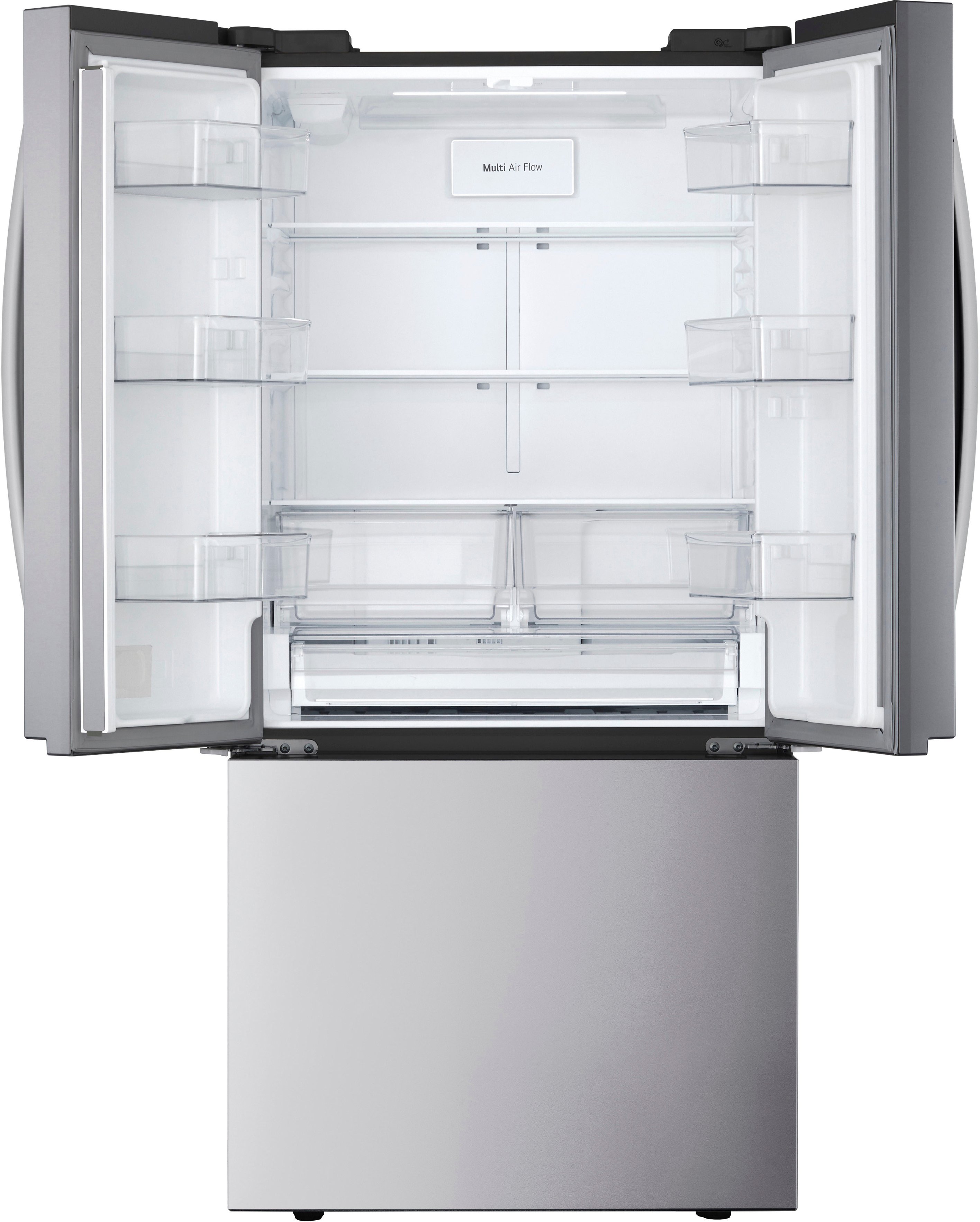 Alt View 13. LG - Counter-Depth MAX 21 Cu. Ft. French Door Smart Refrigerator with Ice - PrintProof Stainless Steel.