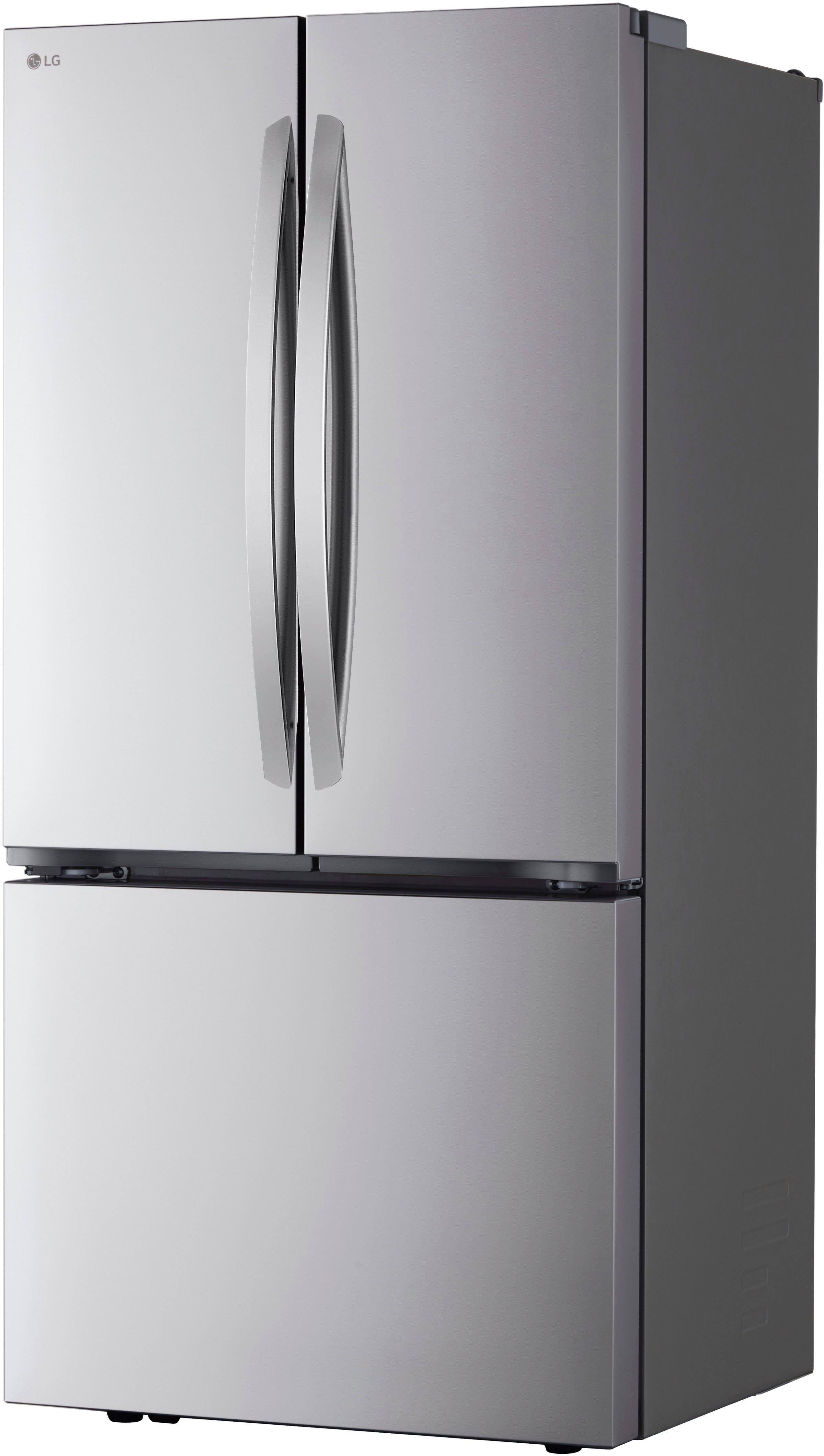 Alt View 12. LG - Counter-Depth MAX 21 Cu. Ft. French Door Smart Refrigerator with Ice - PrintProof Stainless Steel.