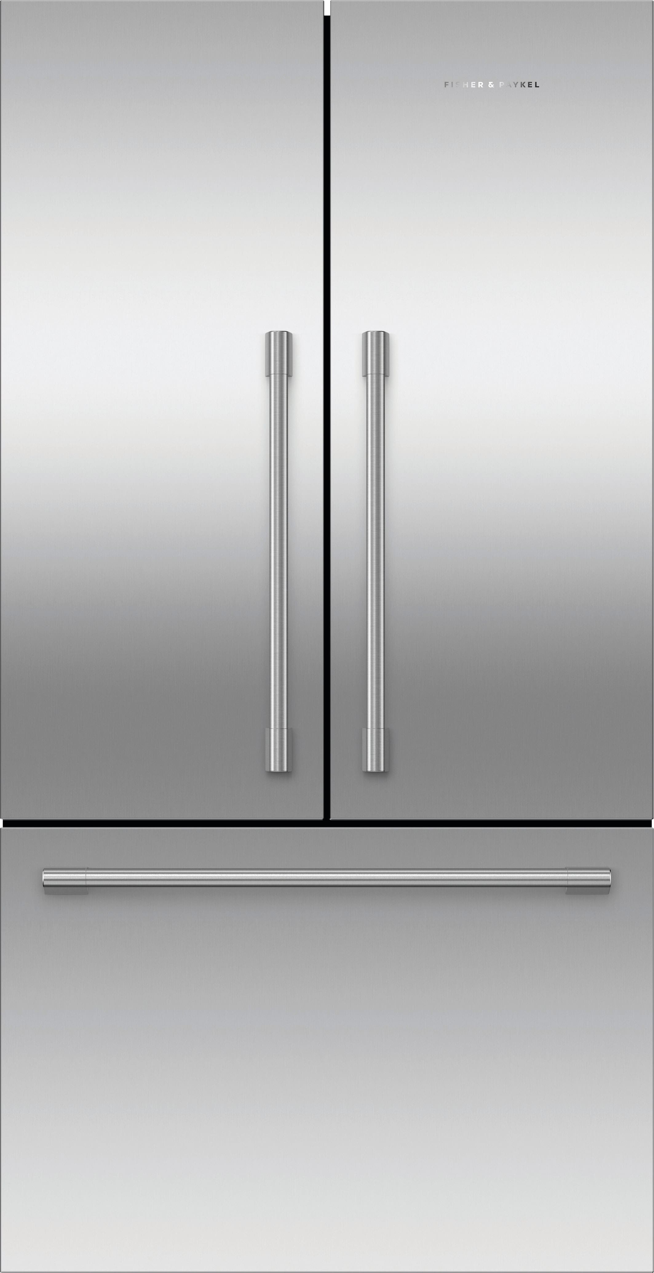 Fisher & Paykel - Active Smart 20.1 Cu Ft French Door Refrigerator with Ice - Stainless Steel - Front_Zoom