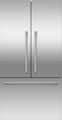 Fisher & Paykel - 36 in. Wide Active Smart 20.1 Cu Ft French Door Refrigerator with Ice - Stainless Steel