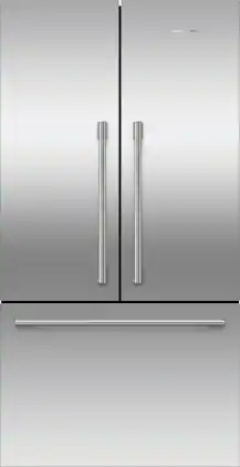 Fisher & Paykel - Active Smart 20.1 Cu Ft French Door Refrigerator with Ice - Stainless Steel