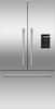 Front. Fisher & Paykel - Active Smart 20.1 Cu Ft French Door Refrigerator with Ice & Water - Stainless Steel.