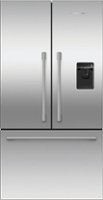 Fisher & Paykel - Active Smart 20.1 Cu Ft  French Door Refrigerator with Ice & Water - Stainless Steel - Front_Zoom