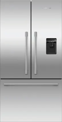 Fisher & Paykel - Active Smart 20.1 Cu Ft  French Door Refrigerator with Ice & Water - Stainless Steel