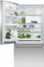 Alt View 12. Fisher & Paykel - Active Smart 17.1 Cu Ft  Bottom Freezer Refrigerator with Ice & Water - Stainless Steel.