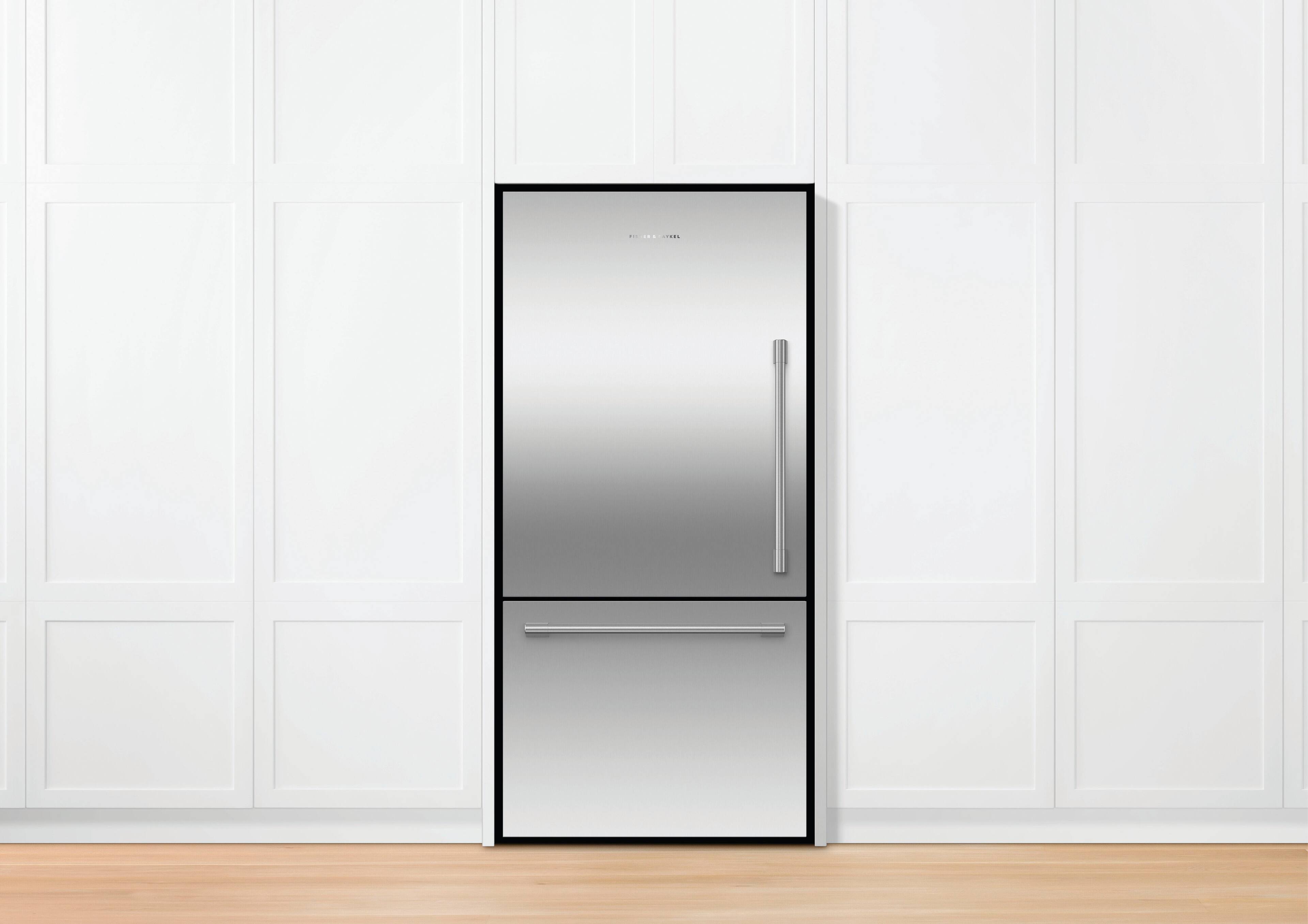 Alt View 12. Fisher & Paykel - Active Smart 17.1 Cu Ft  Bottom Freezer Refrigerator with Ice - Stainless Steel.