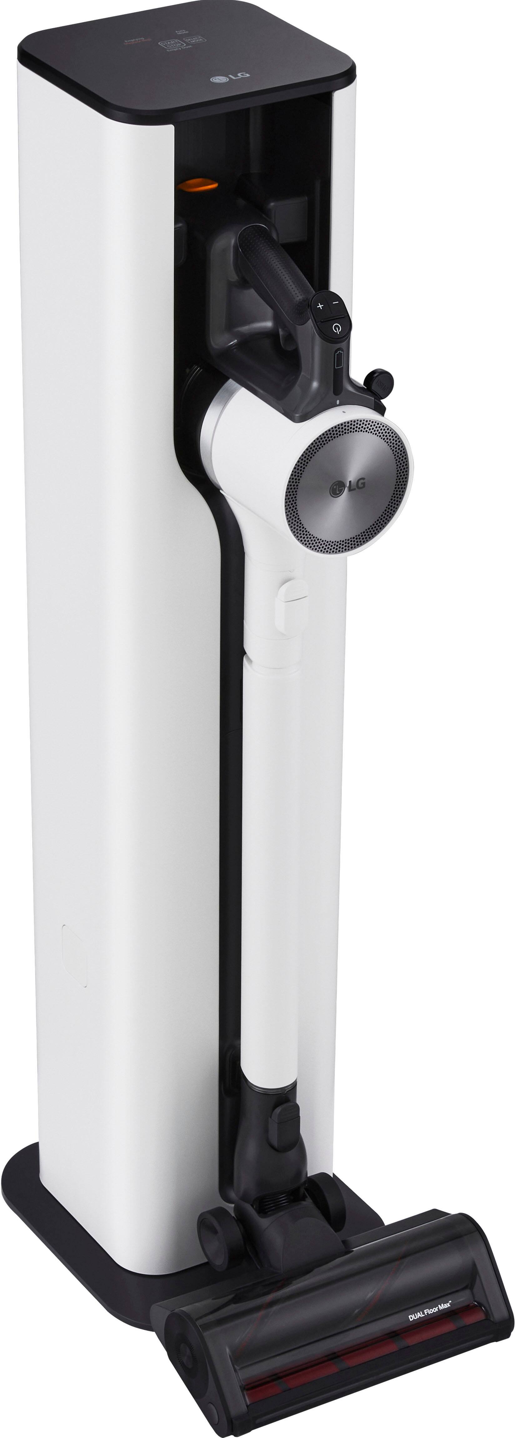 Alt View 13. LG - CordZero All-in-One Cordless Stick Vacuum with Dual Floor Max Nozzle - Essence White.