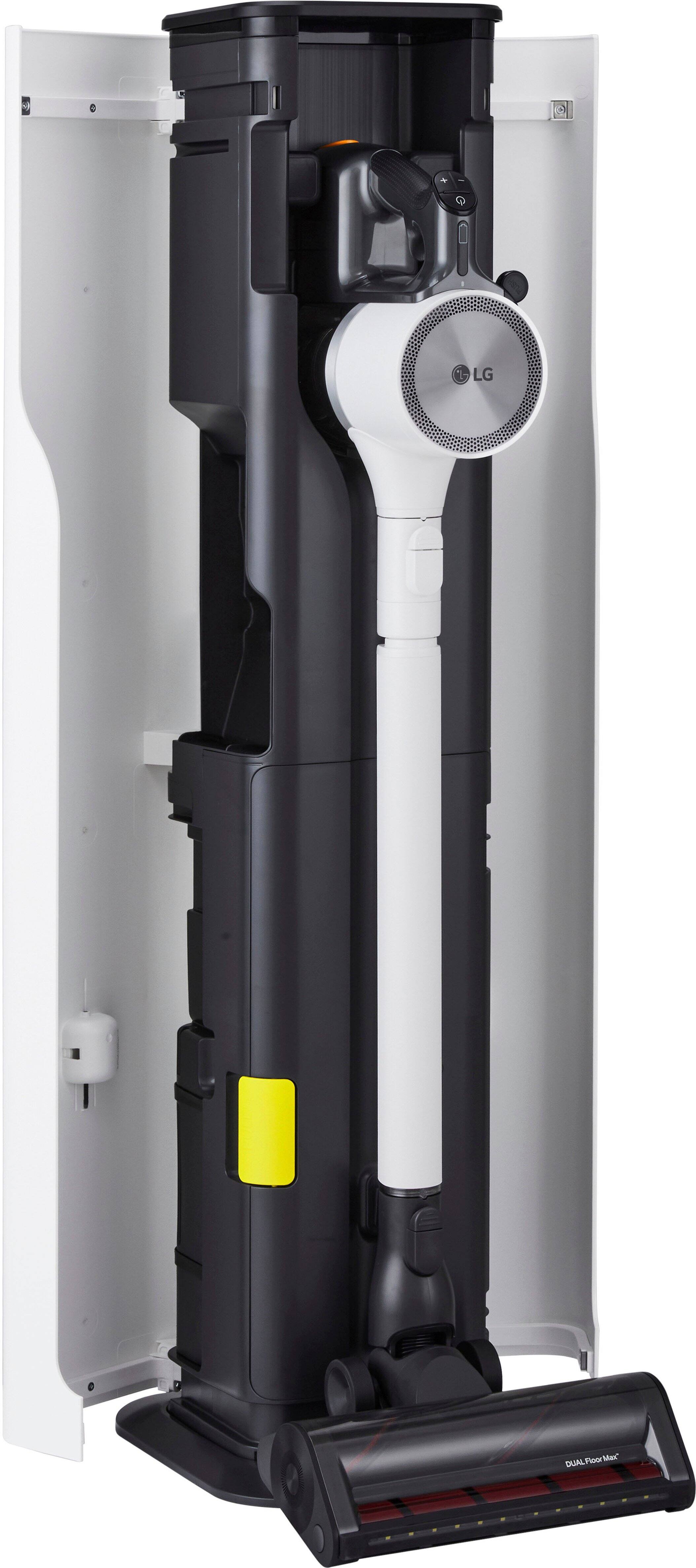 Alt View 16. LG - CordZero All-in-One Cordless Stick Vacuum with Dual Floor Max Nozzle - Essence White.