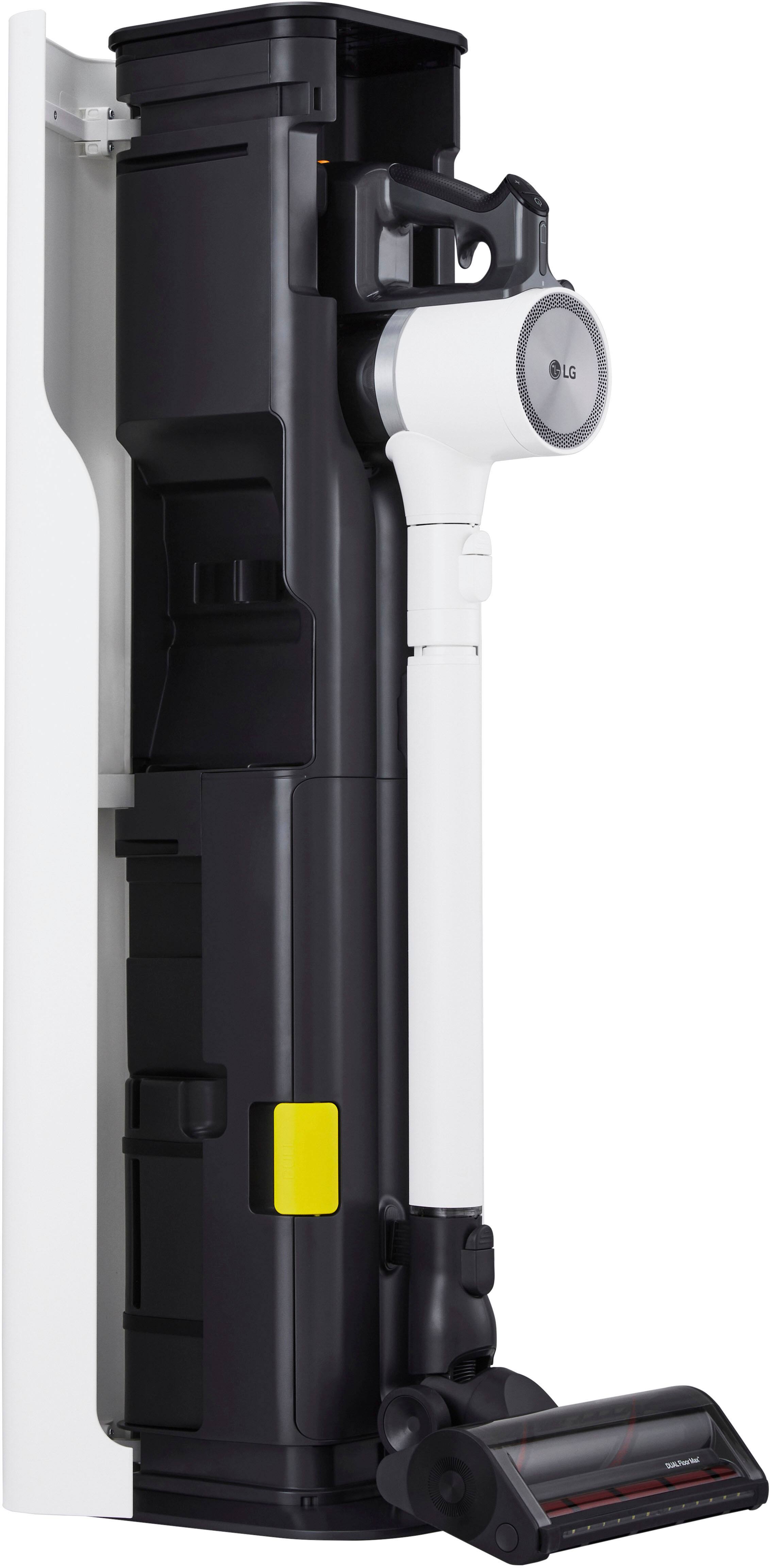 Alt View 17. LG - CordZero All-in-One Cordless Stick Vacuum with Dual Floor Max Nozzle - Essence White.