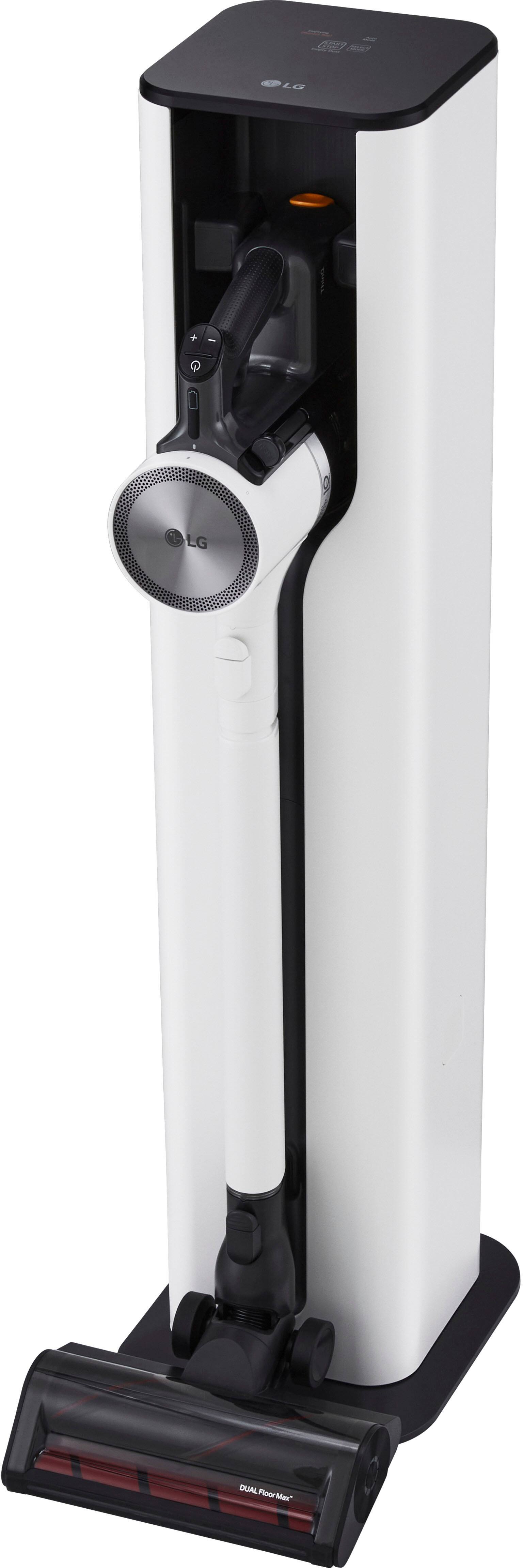 Alt View 19. LG - CordZero All-in-One Cordless Stick Vacuum with Dual Floor Max Nozzle - Essence White.