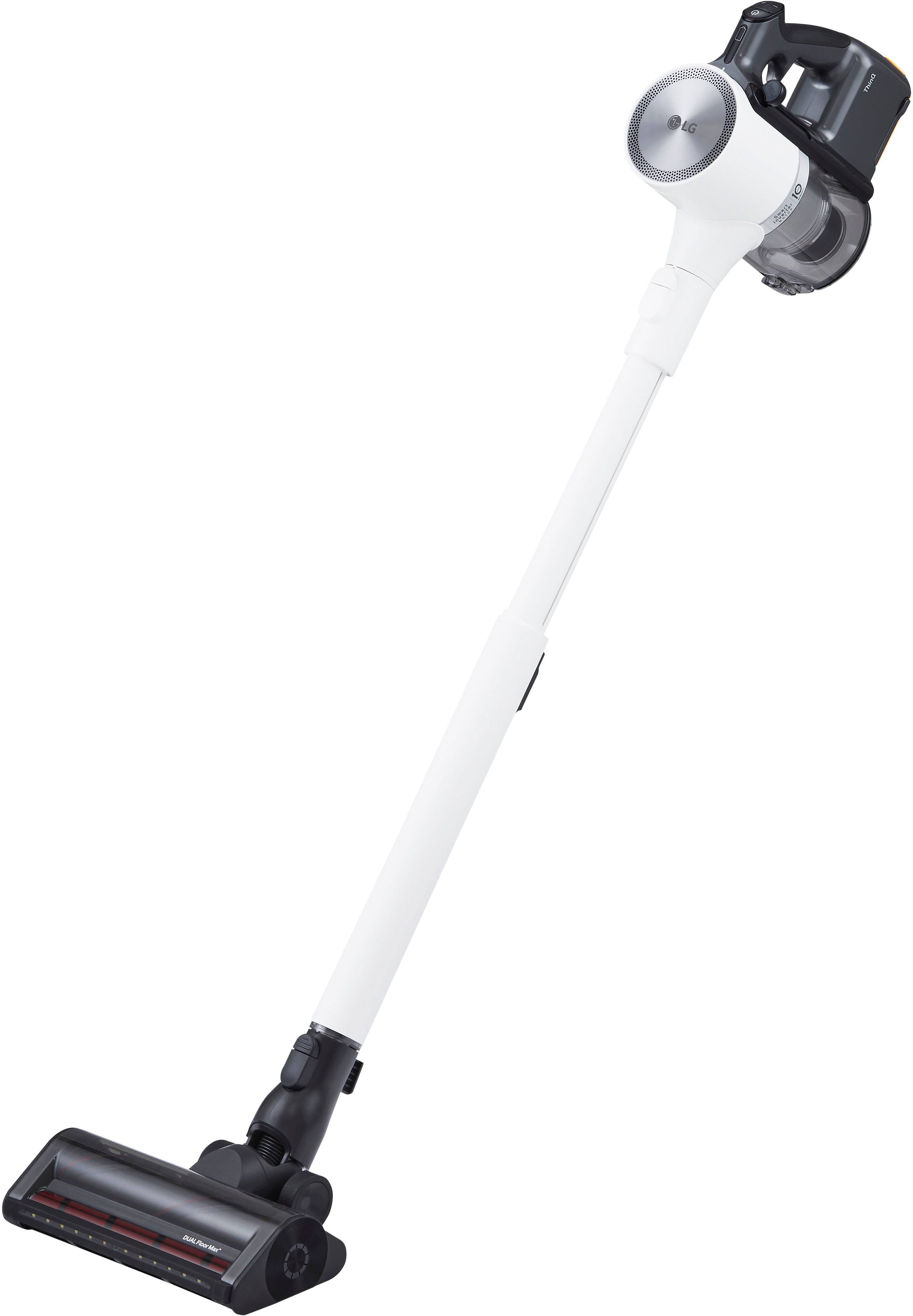 Alt View 20. LG - CordZero All-in-One Cordless Stick Vacuum with Dual Floor Max Nozzle - Essence White.